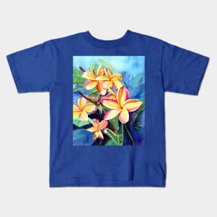 Plumeria Fever Kids T-Shirt